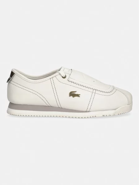 Lacoste Club-Low Leather Slip-On tenisky dámske kožené béžová