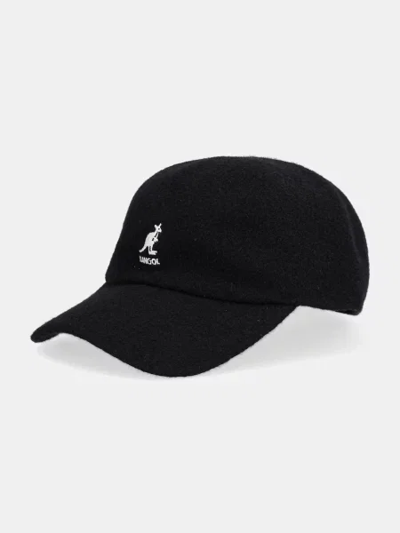 Kangol baseball sapka gyapjúból SPACECAP fekete