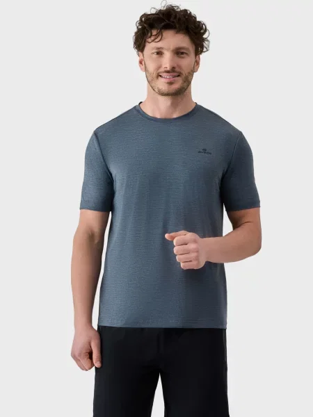 Спортивна футболка AVECS сіро-синій синя