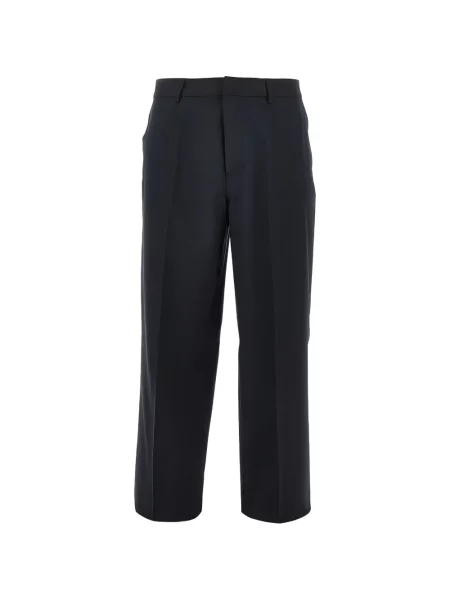 Pantaloni Emporio Armani plisate albastru