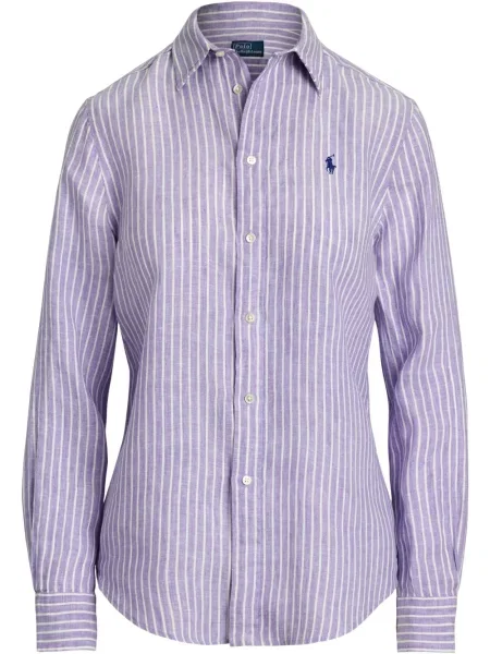 Polo Polo Ralph Lauren z twillu do kolan plisowane żółte