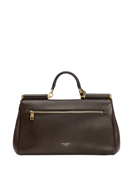Geantă Dolce & Gabbana Sicily maro
