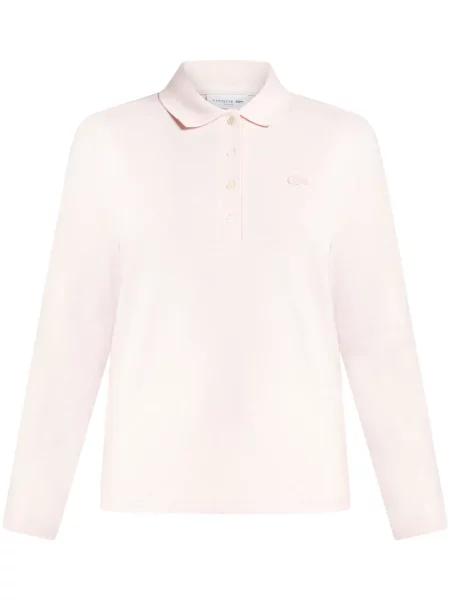 Top Lacoste stretch roz