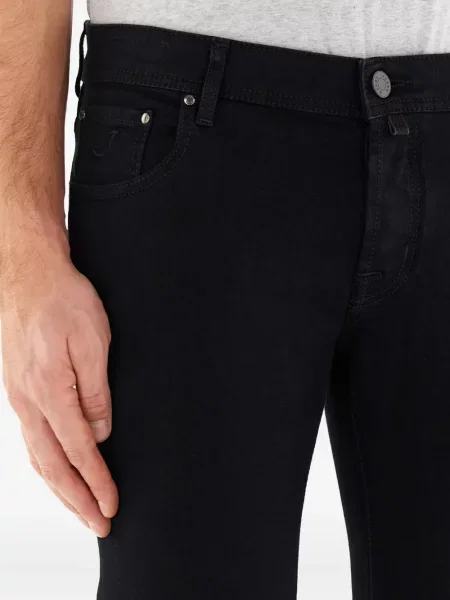Blugi Jacob Cohen Academy cu 5 buzunare negru