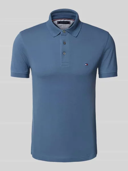 Tommy Hilfiger polo granatowy wzorzysty niebieska