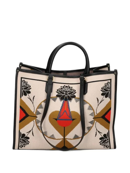 Φλοράλ τσάντα shopper My Best Bag ροζ