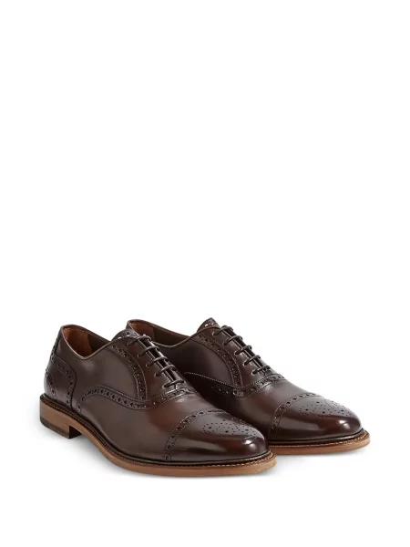 Brogues Ferragamo din piele maro