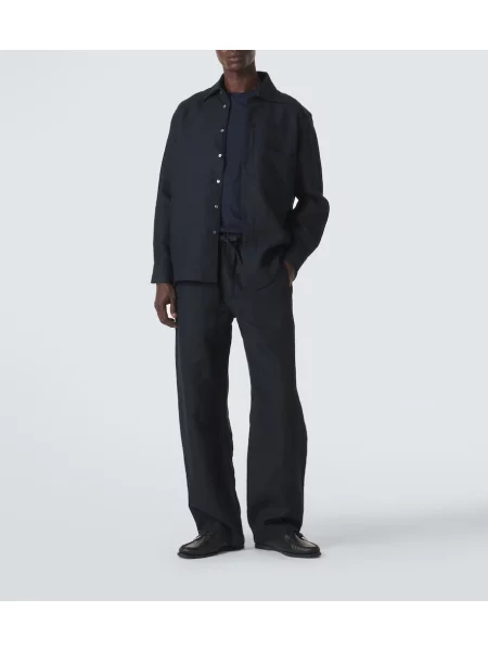 Pantaloni Saman Amel de in albastru