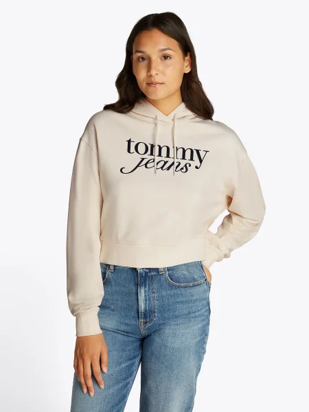Megztinis Tommy Jeans smėlinė