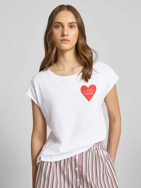 Juvia T-Shirt Sara weiss biała