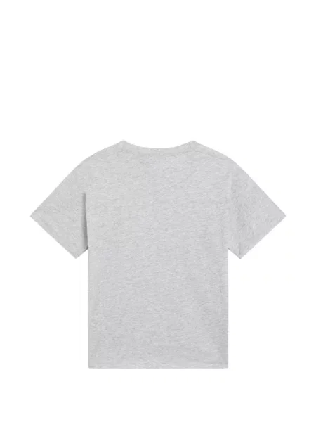 Риза Polo Ralph Lauren на райета с принт с кръгло деколте сиво