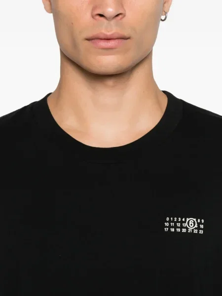 Tricou Mm6 Maison Margiela negru