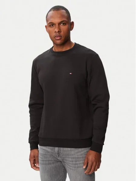 Tommy Hilfiger Pulover Essential negru
