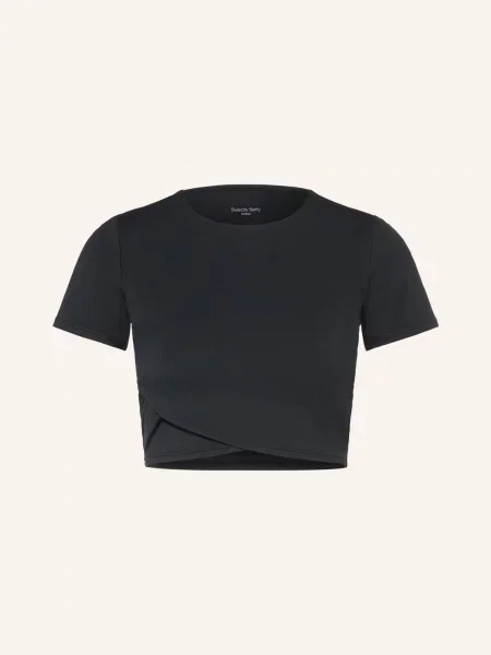 Sweaty Betty Funkční Tričko All Day S Krátkým Střihem A Zavinovacími Detaily černá