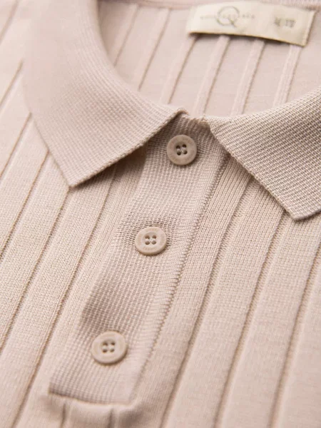 Polo majica Ombre bež