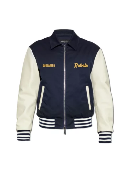 Kurtka bomber Dsquared2 niebieski