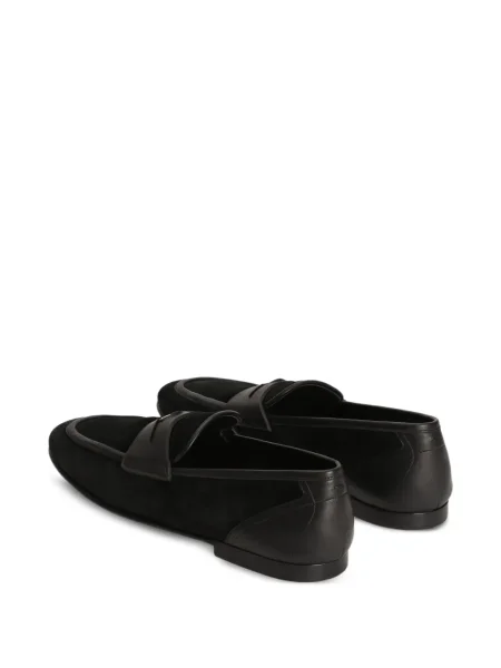 Papuci de casă Dolce & Gabbana din piele negru