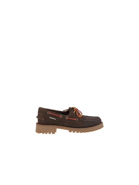 Półbuty Sebago skórzane brązowe