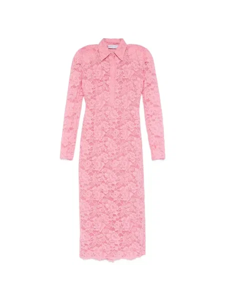 Rochie Rowen Rose cu model floral din dantelă de costum roz