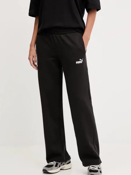 Однотонные спортивные штаны Puma черные