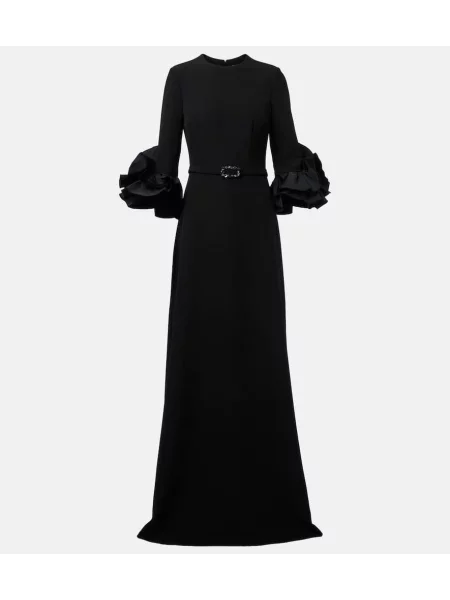 Rochie Safiyaa cu volane negru