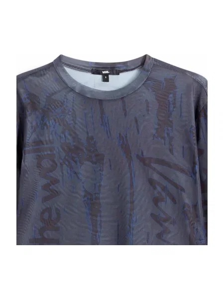 Pulover Vans plasă lung negru