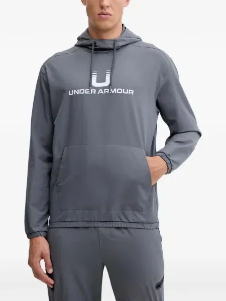Hanorac cu glugă Under Armour gri