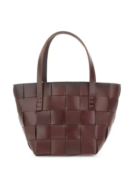 Geantă shopper Dragon Diffusion din piele maro