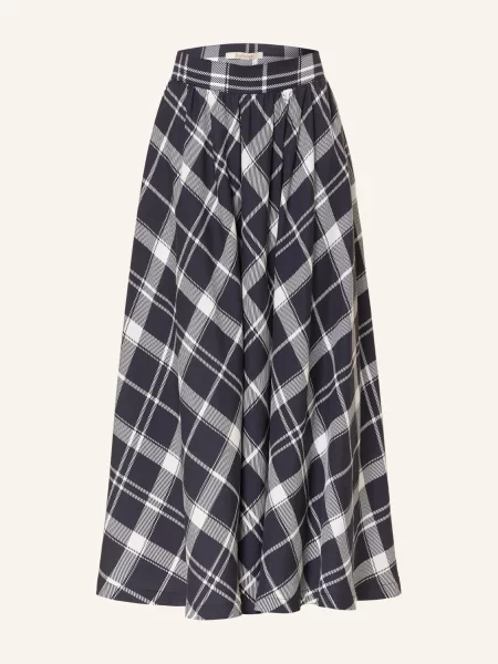Barbour Sukně Alin tmavě modrá bílá