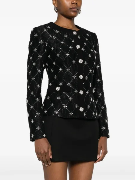 Geacă Nissa din jacard negru