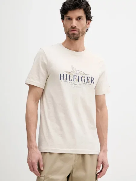 Tommy Hilfiger tričko béžové