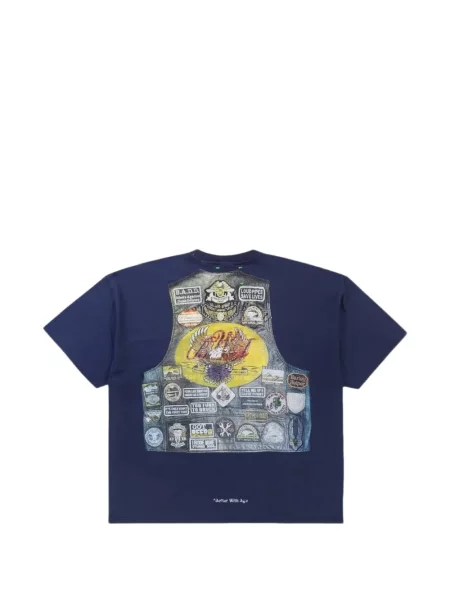 Tricou Better With Age cu imagine albastru
