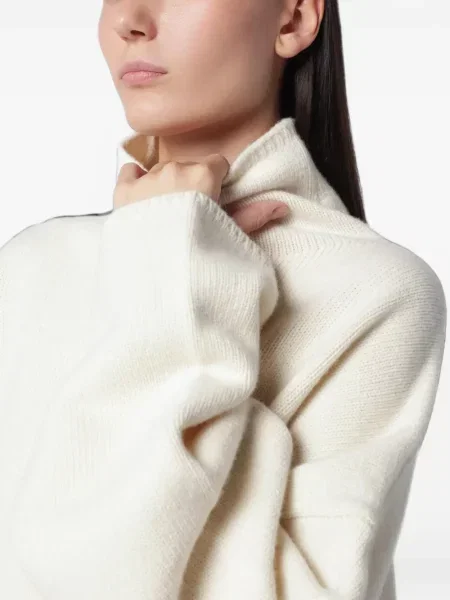 Pulover Almada Label alb