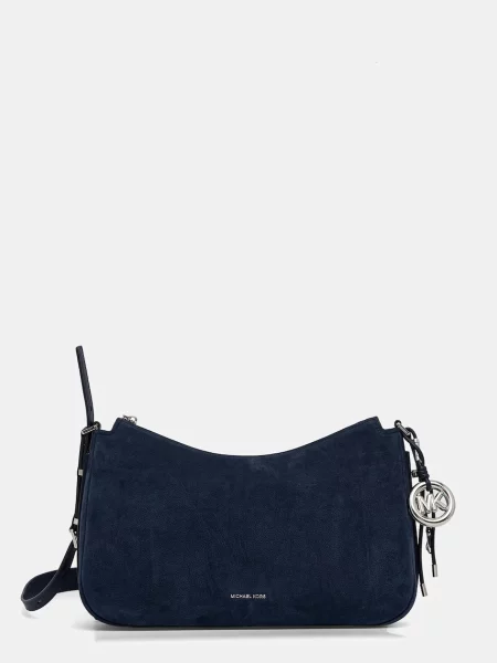 MICHAEL Michael Kors torebka nubukowa niebieski