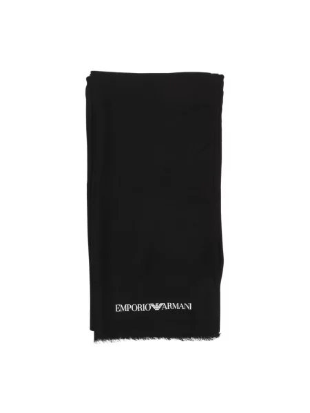 Szal Emporio Armani czarna