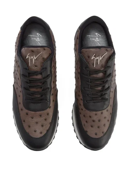 Sneakerși Giuseppe Zanotti din piele maro