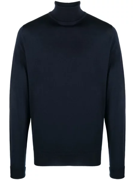 Pulover John Smedley de lână albastru