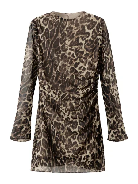 MANGO Rochie OLBIA ciocolatiu / maro cappuccino negru