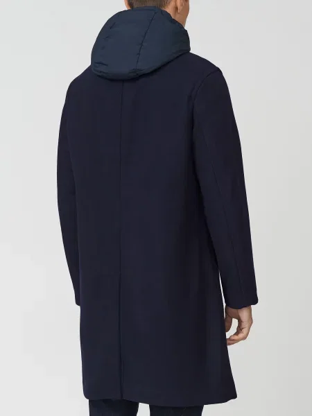 Пальто Emporio Armani синє