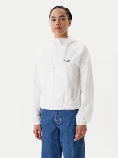 Tommy Jeans Wiatrówka Jacquard Écru
