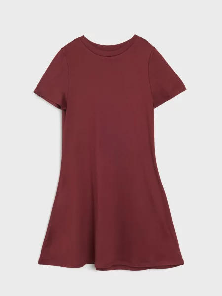 В’язане міні-сукня бордовий