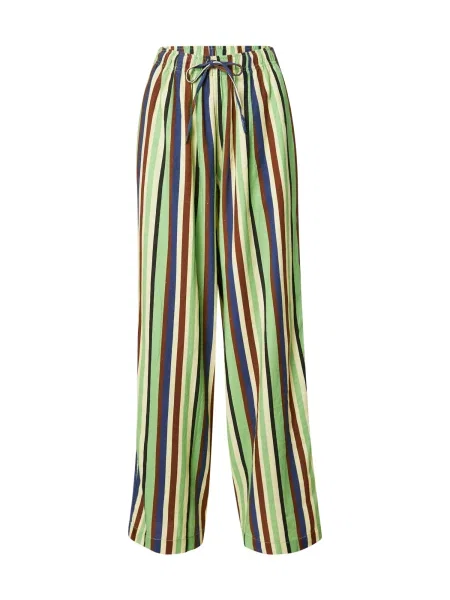 TOPSHOP Nadrág / rozsdabarna / világos sárga / világoszöld kék