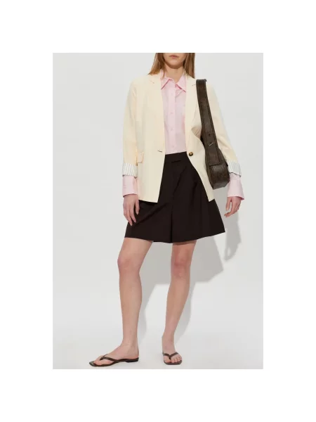 Lniana marynarka Rag & Bone beżowa