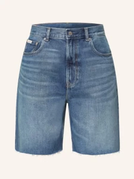 Calvin Klein Jeans Džínové Šortky Greenwood modrá