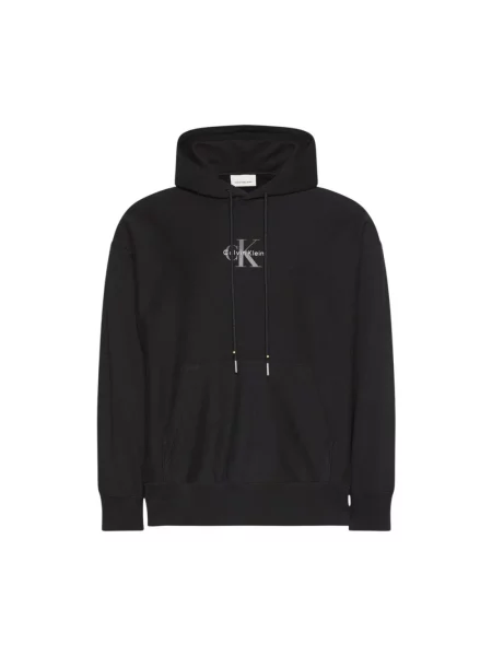 Jeansy Calvin Klein z kapturem czarne