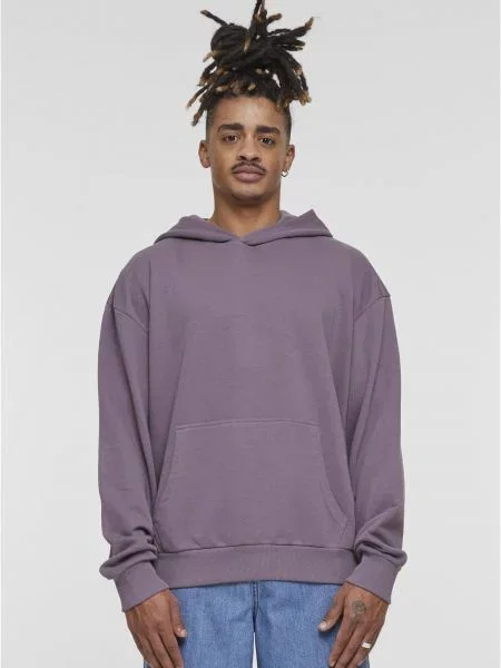 Froté mikina s kapucí Urban Classics fialová