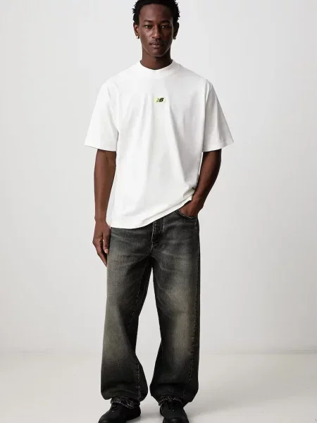 T-shirt New Balance Street Classics Multi Blur T-Shirt Sea Salt L