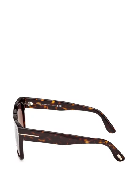 Kvadratne sunčane naočale Tom Ford Eyewear smeđa