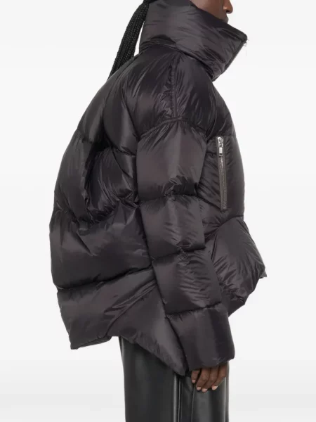Matlasat geacă cu puf Rick Owens negru