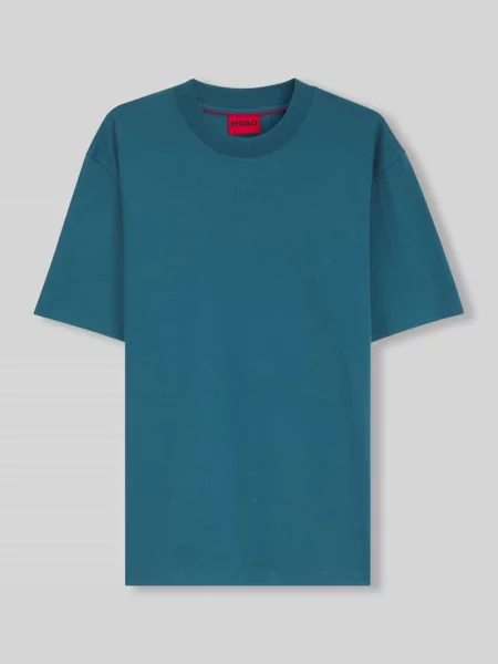 T-shirt o kroju regular fit z czystej bawełny model Dapolino' Hugo